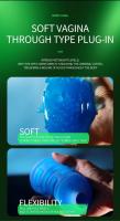 Embalaje privado Sexy THRUSTING-King 12cm 6 segmentos Masturbador masculino telescópico de punto fijo One-Key Burst Masturbación Cup Trainer Juguetes sexuales para - details 13