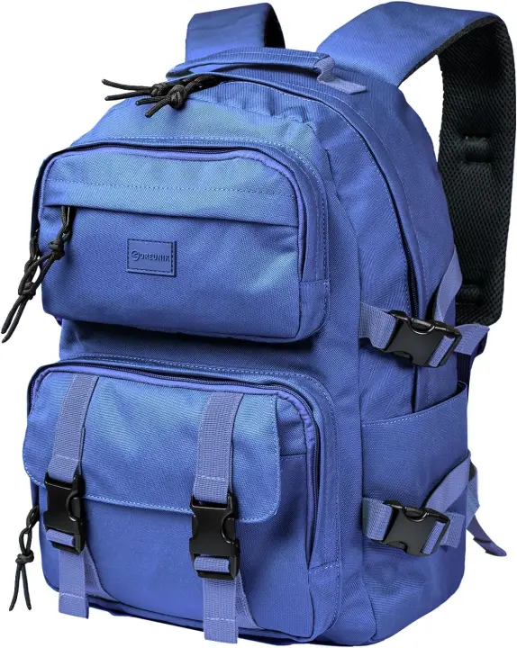 Oreunik Mochila impermeable escolar ligera, de viaje informal o trabajo para hombres, mujeres, adolescentes y niñas para ordenadores de 15 pulgadas - 1