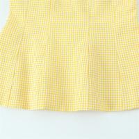 PB & ZA 2025 temperamento simple estilo casual a cuadros cuello cuadrado suspender top novedad de verano ropa de mujer - details 5