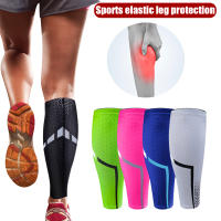 Manguitos protectores de pantorrilla para correr, calentadores de piernas para ciclismo y fútbol, equipo deportivo transpirable de compresión, espinilleras elásticas, 1 par - details 3