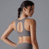 Chaleco de nailon de color sólido para yoga para mujer, sujetador deportivo transpirable, secado rápido - details 23