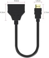 Divisor HDMI 1 a 2 Adaptador Doble Female HDMI Versión 1.4 Resolución 1080P - details 6