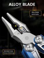 Alicates de Emergencia 14-en-1 Herramienta Multiusos Plegable Cortadores de Pijamas Tijeras - details 10