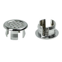 Tapa de drenaje de desbordamiento redondo, accesorio de repuesto para lavabo hueco, anillo de desbordamiento para cocina y baño - details 12