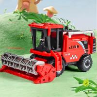 Cosechadora de simulación de granja, juguete de cosechadora, grúa, Tractor de juguete para niños, carrito de granjero, juguete, camión volquete de habilidades manuales - details 9