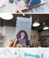 Cute 6 Rings Paper Index Divider For Binder Planner Notebook Stationery Candy Notebook Paper Divider Accessories A5 A6 - details 5