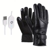 Guantes recargables con batería de litio, manoplas cálidas con pantalla táctil, impermeables, para esquiar, invierno, novedad de 2023 - details 8