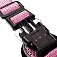 Arnés y correa para gatos para caminar, chaleco ajustable suave a prueba de escapes para gatos, chaqueta con tiras reflectantes transpirables - details 2