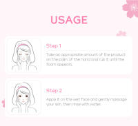 Juego de 40 Uds para el cuidado de la piel, crema hidratante con esencia de flor de cerezo, crema de colágeno para ojos, tónico facial y limpiador, Kit portátil - details 10