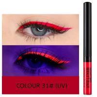 HANDAIYAN Juego de delineador de ojos líquido mate de 12 colores, delineador de ojos colorido intenso metálico resistente al agua, larga duración, punta ultrafina a prueba de manchas - details 40