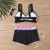 Nuevo traje de baño de dos piezas, bikini estampado de talla grande, traje de baño para mujer - details 26