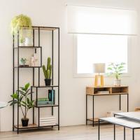 Consola con 2 cajones de Metal Blanco y MDF de 80x30x75 cm - details 16