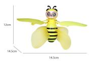 Vehículo Volador de Abeja Pequeña Helicóptero de Luz Sensor de Gesto Juguete Recomendado para Niños - details 8