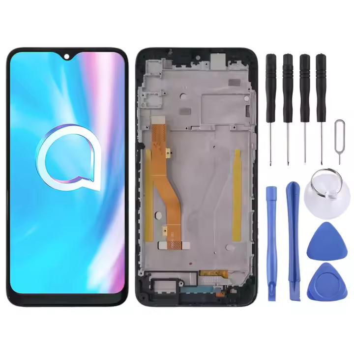 Alcatel 1SE 2020 LCD Pantalla y Digitizer Montaje Completo con Marco Piezas de Repuesto de Electrónica - 1