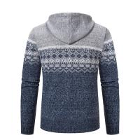 Chaqueta cálida de otoño e invierno para hombre, cárdigan de punto con capucha y chaqueta de algodón polar - details 6