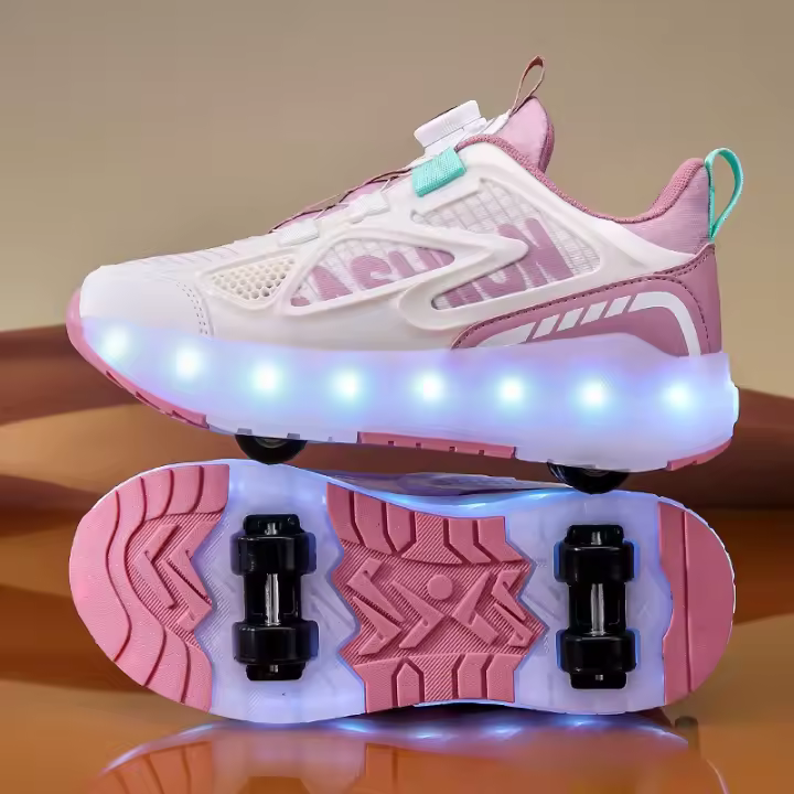 Nueva Mafia Zapatos Niñas 2024 Puede Caminar Y Deslizarse USB De Carga De Los Niños De Verano Zapatos Con Ruedas - 1