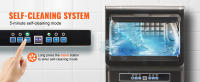 SucceBuy Máquina de Hielo Comercial, Máquina de Hielo con Cubos en 12-15 Min, Gabinete Independiente, Pantalla Digital LED - details 2