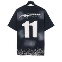 2025 Camisas casuales básicas de moda de verano, camisetas holgadas de algodón puro para hombres y nuevas camisas de manga corta para parejas con estampados de logotipos en la parte delantera - details 16