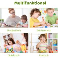Mesa de Niños Ajustable en Altura Juego de Sillas de 4 Ideal para Jardín de Infantes y Habitación - details 32