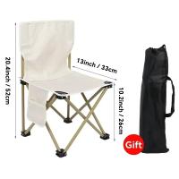 Silla de Camping portátil plegable, sillas turísticas ligeras, silla de pesca, muebles de exterior, equipo de Camping para caminata por la naturaleza - details 7