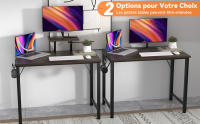 Rcynview  Escritorio de Computadora Estilo Clásico Cajón Utilidad Altura 75cm Ancho 80cm - details 3
