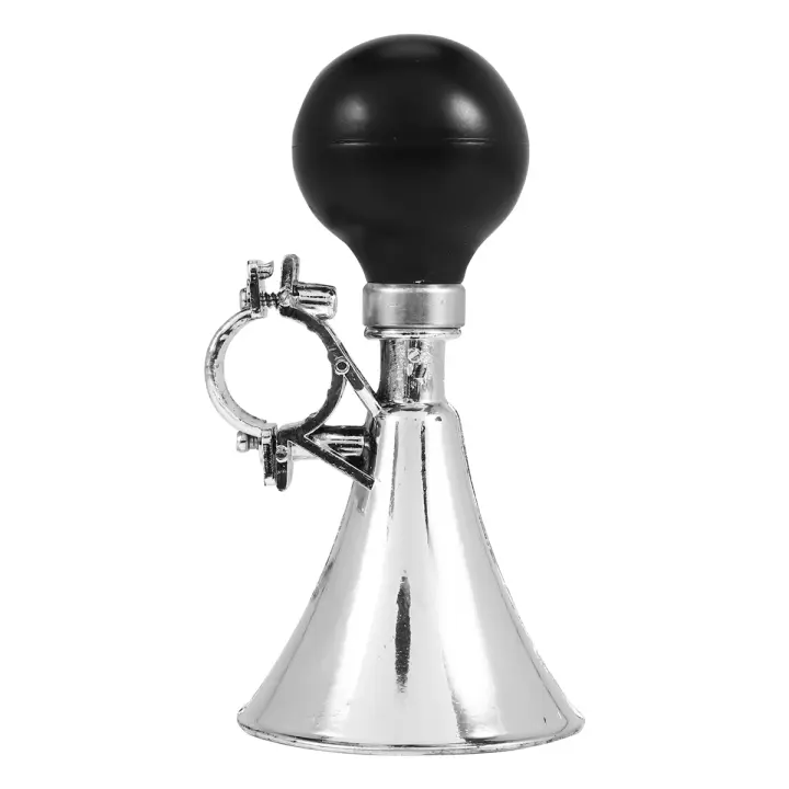 Bombilla de goma negra para manillar de bicicleta, bocina de aire, Trompeta de corneta, 21mm de diámetro - 1