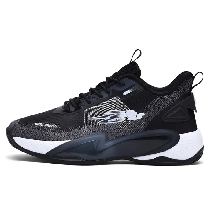 Zapatos deportivos de primavera y verano zapatos de baloncesto de malla tejida con mosca de gran tamaño suela de goma resistente al desgaste zapatos para correr de los hombres - 1