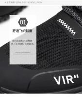 Zapatillas Deportivas Informales para Hombre Zapatos Ligeros de Malla Transpirable, Suela Suave, Cómodo, Antideslizante para Correr al Aire Libre en Verano - details 8