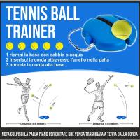 Entrenador de Tenis de Alta Resistencia Base de Práctica con Cuerda Elástica - details 2
