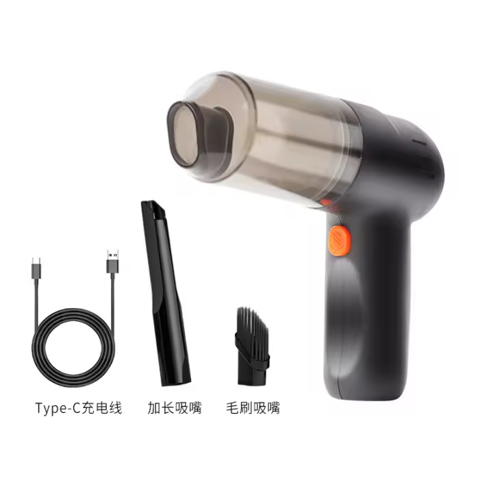 Aspirador de coche inalámbrico portátil de mano coche pequeño aspirador super fuerte de alta potencia - 1