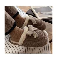 Zapatillas de algodón sucias antideslizantes de invierno a la moda Ins de estilo coreano, plantilla de felpa, nuevo hogar, dormitorio, parejas - details 5