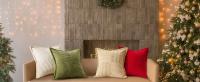 holiday winter couch living room decor