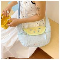 Bolso de hombro de nailon de estilo coreano informal, bolso bonito con forma de fruta, bolso cruzado, bolso de mano ligero, bolso mensajero de tela para estudiante - details 5