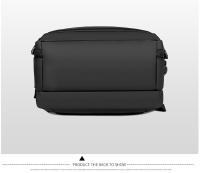 Mochila de viaje impermeable para hombre, morral escolar para ordenador portátil de negocios, de 15,6 pulgadas, con carga USB - details 18