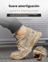 Zapatos de Seguridad Inflexibles Punta de Acero Botas de Trabajo Anti-Golpes y Anti-Pinchazos - details 12