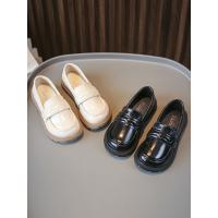 Zapatos de cuero para niñas, mocasines antideslizantes con gancho y bucle, color negro, para primavera y otoño, 2023 - details 1