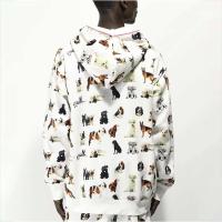 Sudadera Decheng de alta calidad con estampado de hojaldre en polvo para hombre con diseño animal, corte suave y ajustado, cremallera completa, cuello con capucha, - details 5