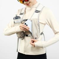 Paquete de pecho para correr, chaleco de almacenamiento, bolsillo para almacenamiento de teléfono, mochila hidratante ligera para correr, nailon impermeable transpirable - details 1