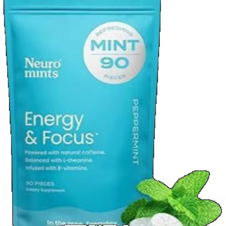 Menta Café Tableta Azúcar NeuroGum Energía Cafeína Chicle - 1