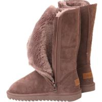 Botas largas cálidas para mujer, zapatos planos de nieve para exteriores, Invierno - details 0