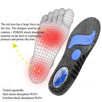 Plantillas de EVA para zapatos, suela con absorción de impacto, desodorante, cojín transpirable, plantillas ortopédicas para correr, hombre y mujer - details 10