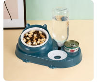 Cuenco para gatos, cuenco doble, agua potable automática, cuenco de comida para cachorros, agua potable para mascotas, suministros para perros y gatos - details 12