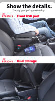 Consola de Mano Ignis para Suzuki IGNIS Caja de Almacenamiento Retrofit Accesorio Interior Simple Instalación para Coche - details 13