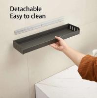 Estante de organización montado en la pared con iluminación para condimentos de pared, gancho de cocina - details 7