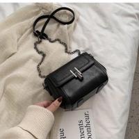 Bolso cruzado vintage para mujer Pequeño cuadrado con cierre de cremallera, correa ajustable, lining de poliéster Perfecto para uso diario, en café marrón, vino rojo, negro - details 9
