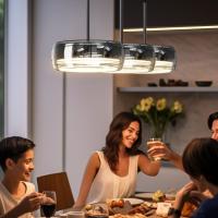Lámpara colgante de cristal para interiores, accesorio de iluminación, moderna, para comedor, cocina, cafetería, Bar, dormitorio y sala de estar - details 0