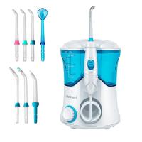FC169 Ultrasonic Oral Irrigator Water Jet Flosser 600ML Water Tank Jet Tips Teeth Cleaner Dental Water Flosser 7 Nozzle - details 0