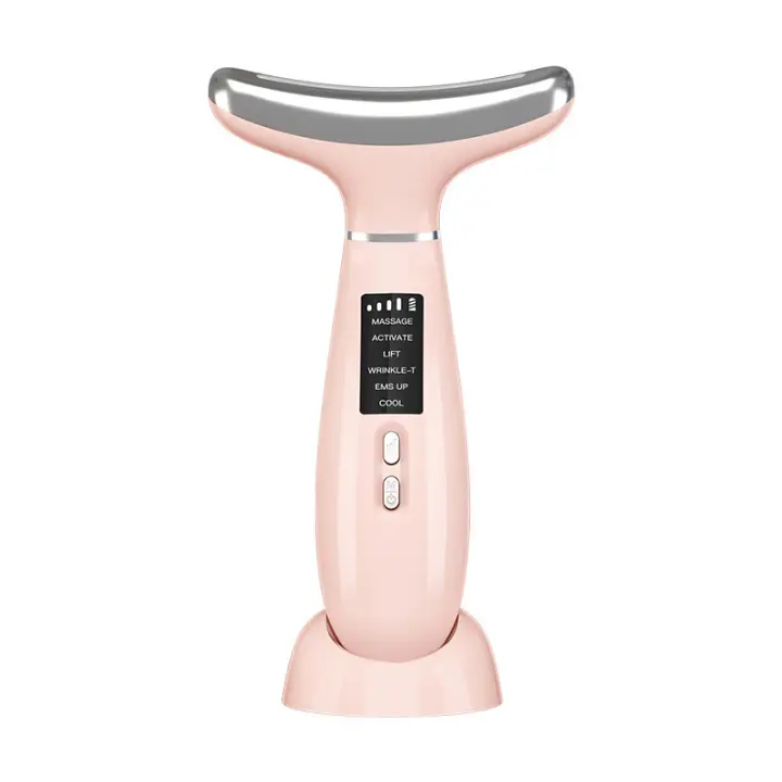 Terapia de luz roja para la cara, masajeador facial, herramienta para el cuidado de la piel, antienvejecimiento, en casa, levantamiento y estiramiento de la piel flácida - 1