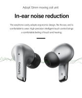 Lenovo-auriculares inalámbricos con Bluetooth, dispositivo de audio estéreo 9D, resistente al agua, con caja de carga, para iPhone - details 10