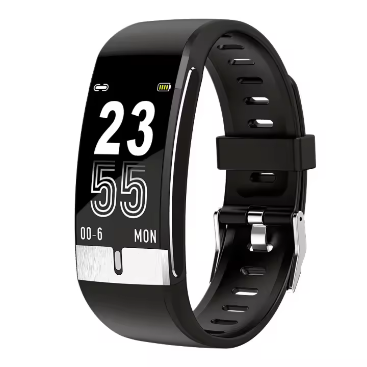 Reloj inteligente E66 para hombre, pulsera deportiva resistente al agua, ECG, PPG, frecuencia cardíaca, oxígeno en sangre, adecuado para IOS - 1